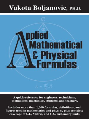 cover image of Applied Mathematical and Physical Formulas Pocket Reference
